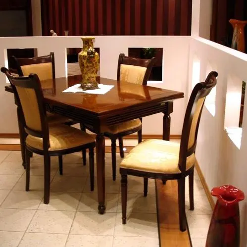 Стол 160/240 "Бурбон" Орех BJ923  купить в интернет магазине Мебель из массива. Звоните +7 495 961-63-63 Столовые