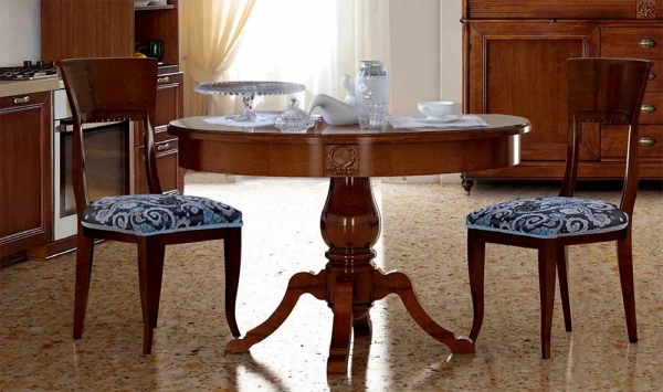 Стол раздвижной "Бурбон" Слоновая кость BJ851_1  купить в интернет магазине Мебель из массива. Звоните +7 495 961-63-63 Столовые
