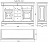 Тумба  "Луи Филипп" МО 20.08  купить в интернет магазине Мебель из массива. Звоните +7 495 961-63-63 Луи Филипп