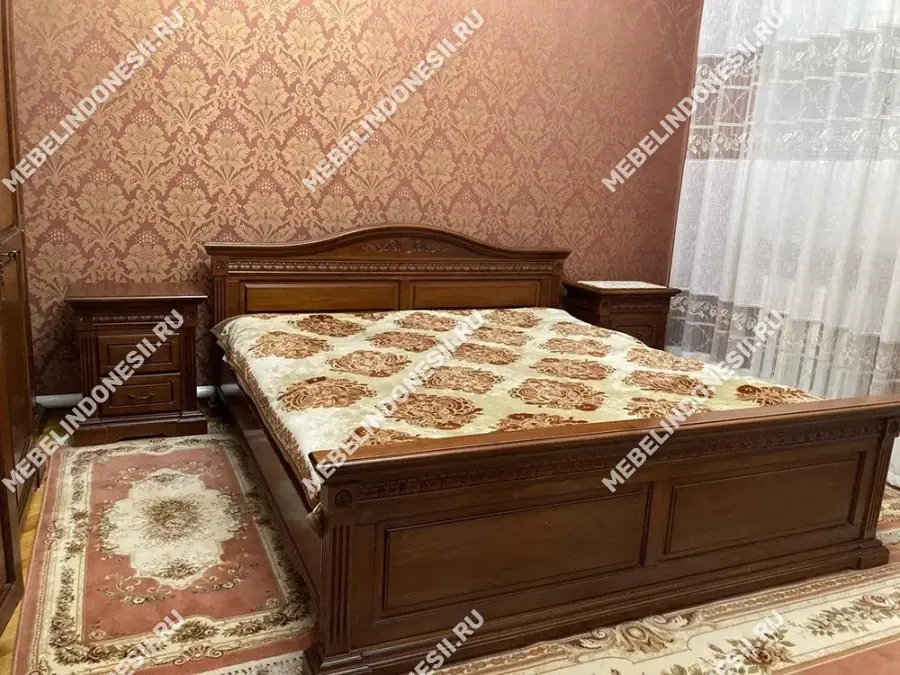 Тумба прикроватная "Венеция" Орех 771  купить в интернет магазине Мебель из массива. Звоните +7 495 961-63-63 Тумбы прикроватные из массива дерева