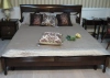 Кровать "Бурбон" Оливковый BJ844_1  купить в интернет магазине Мебель из массива. Звоните +7 495 961-63-63 Кровати из массива дерева